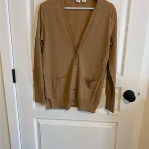 GAP Women's Tan Cardigan Sweater